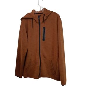 Nomad Men's Brown Zip Up Hoodie - Size Large